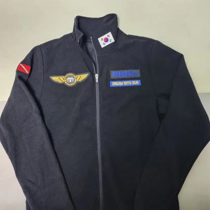 [BUNJANG] Scuba Diving Logo Fleece Jacket / 스쿠버 다이빙 로고 플리스자켓 새제품 프리다이빙 등산 트레킹 낚시 캠핑