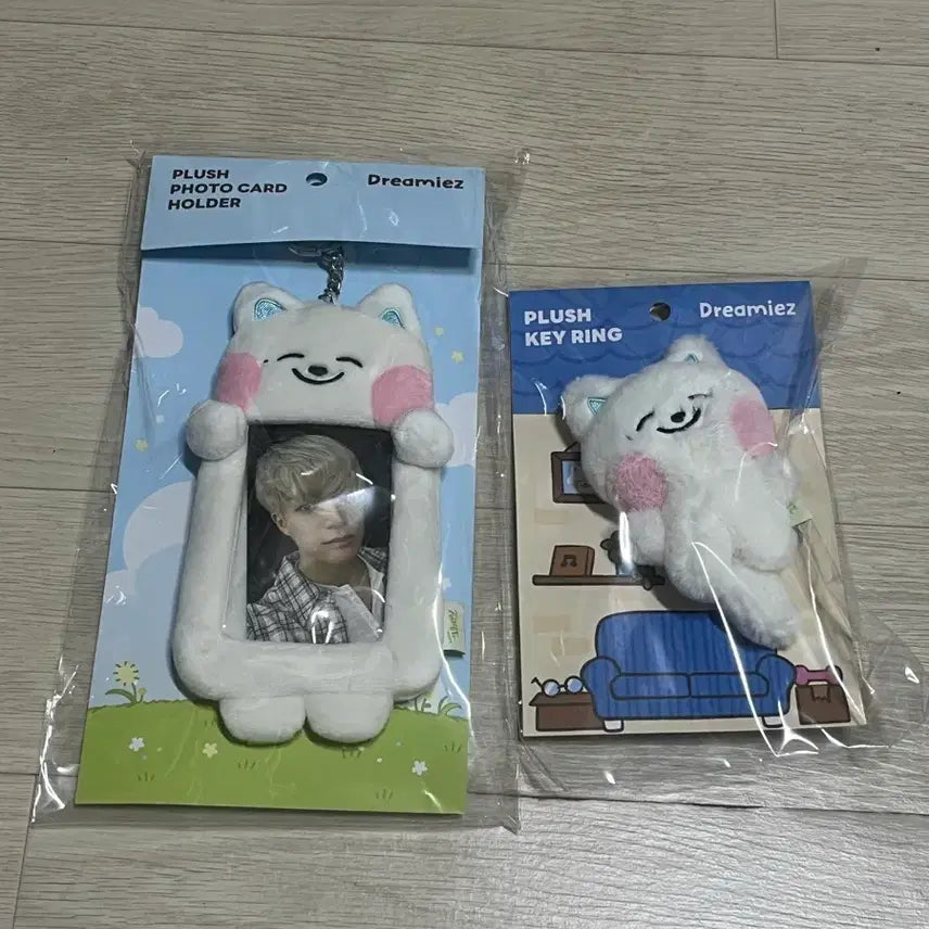 [BUNJANG] NCT Dream Jeno Dreamies Photocard Holder Doll Keyring Bundle Set / 미개봉 엔시티드림 제노 드리미즈 쪠드 털포카홀더 인형키링 일괄