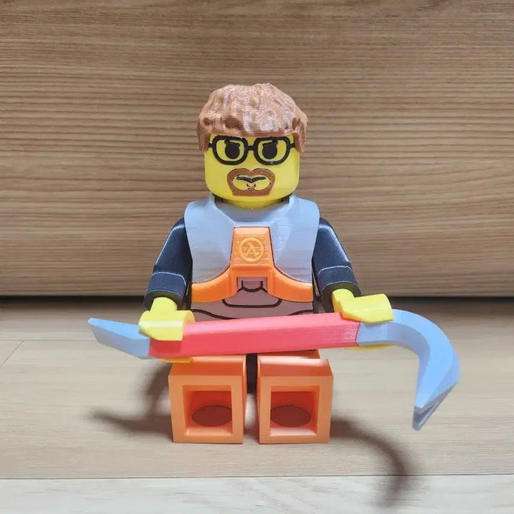 [BUNJANG] Half-Life Gordon Freeman Lego Minifigure / 하프라이프 고든 프리맨 레고 피규어