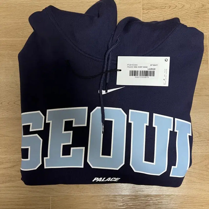 [BUNJANG] Palace Nike Exclusive Navy Hoodie / 팔라스 나이키 압구정 익스클루시브 후드 네이비