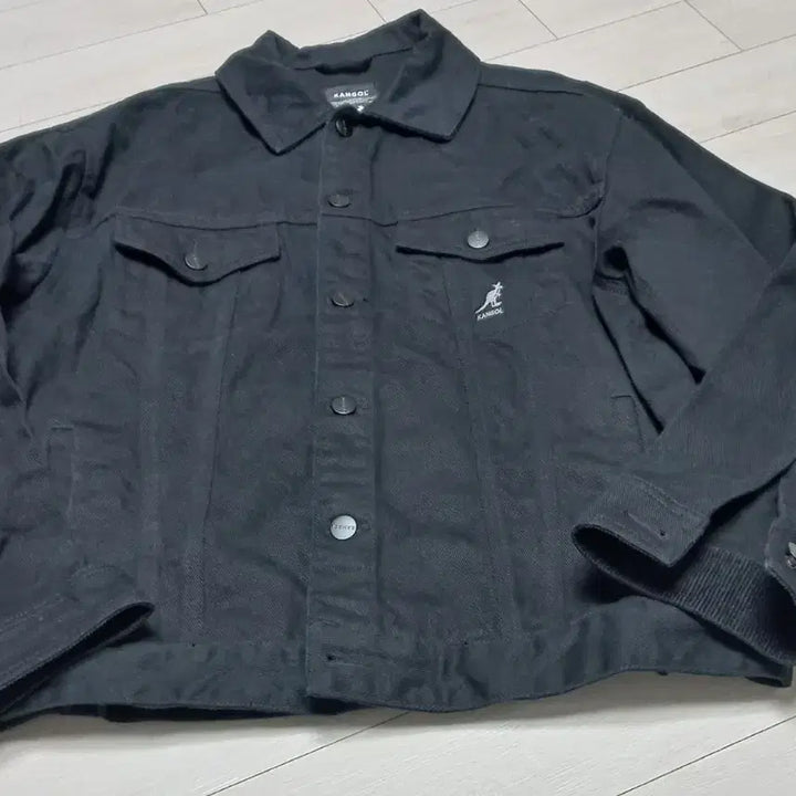 [BUNJANG] Kangol Black Trucker Jacket (Size M) / 캉골 블랙 트러커 자켓M95