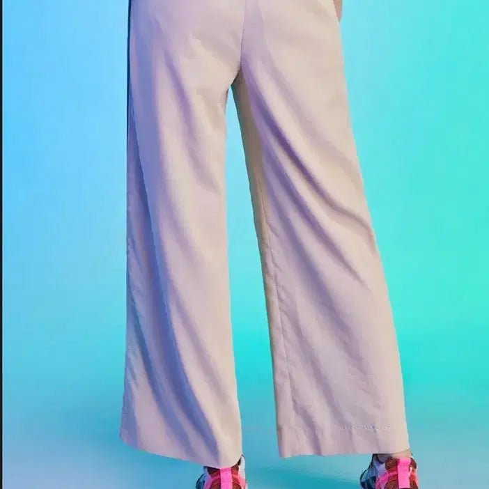 [SOLD OUT] 한섬 시스템(SYSTEM) 사이드 라인 와이드 팬츠