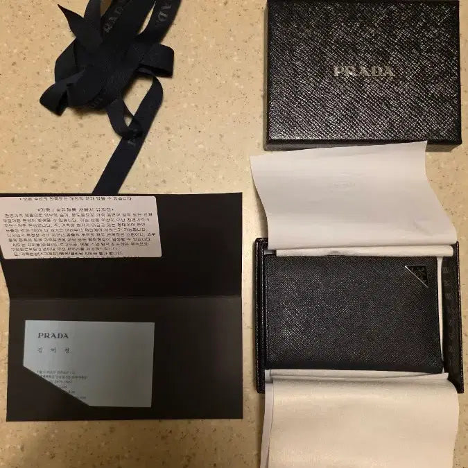 [SOLD OUT] 프라다 사피아노 카드지갑 (풀구성)