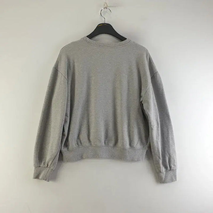[BUNJANG] Love &amp; Show Gray Crop Sweatshirt / 러브앤쇼 여성FREE 그레이 크롭 맨투맨 M5733