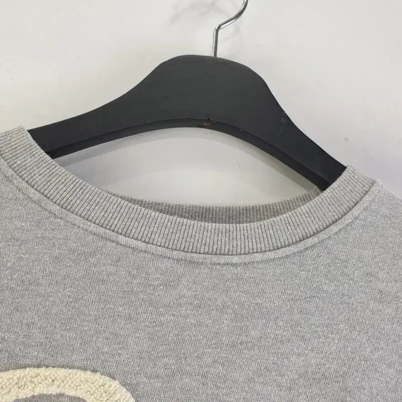 [BUNJANG] Love &amp; Show Gray Crop Sweatshirt / 러브앤쇼 여성FREE 그레이 크롭 맨투맨 M5733