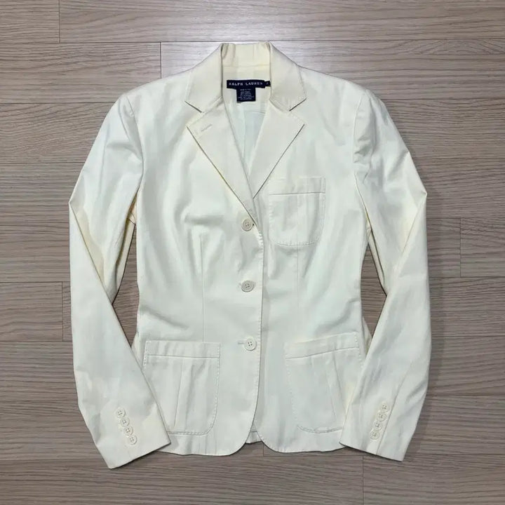 [BUNJANG] Polo Ralph Lauren Cotton Jacket Ivory / [Polo] 폴로 랄프로렌 코튼 자켓 아이보리