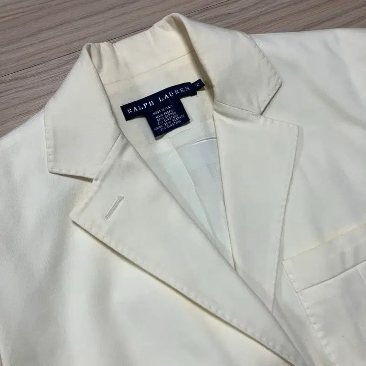 [BUNJANG] Polo Ralph Lauren Cotton Jacket Ivory / [Polo] 폴로 랄프로렌 코튼 자켓 아이보리