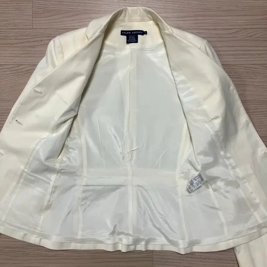 [BUNJANG] Polo Ralph Lauren Cotton Jacket Ivory / [Polo] 폴로 랄프로렌 코튼 자켓 아이보리