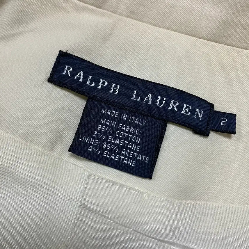 [BUNJANG] Polo Ralph Lauren Cotton Jacket Ivory / [Polo] 폴로 랄프로렌 코튼 자켓 아이보리