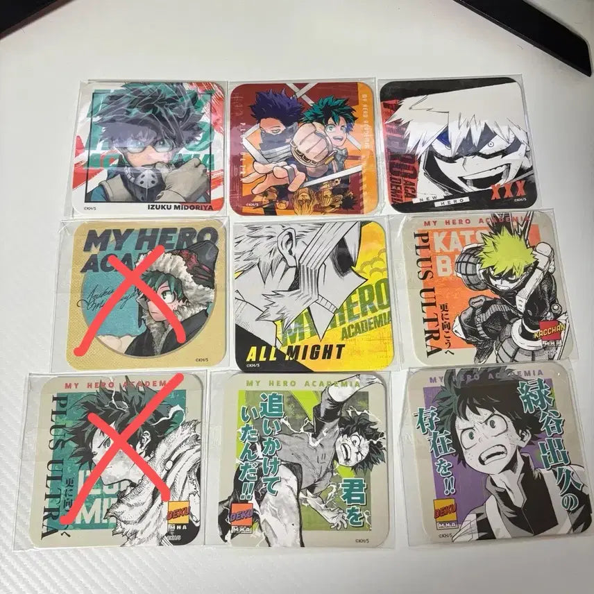 [BUNJANG] My Hero Academia Coaster / 히로아카 코스터 굿즈