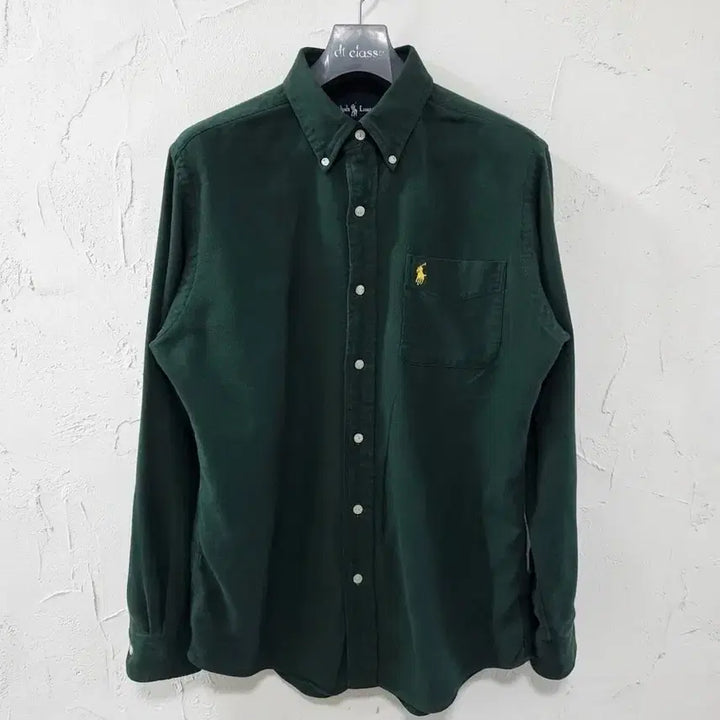 [BUNJANG] Polo Ralph Lauren Custom Fit Green Shirt - Size M / 폴로 랄프로렌 커스텀핏 그린 셔츠 M
