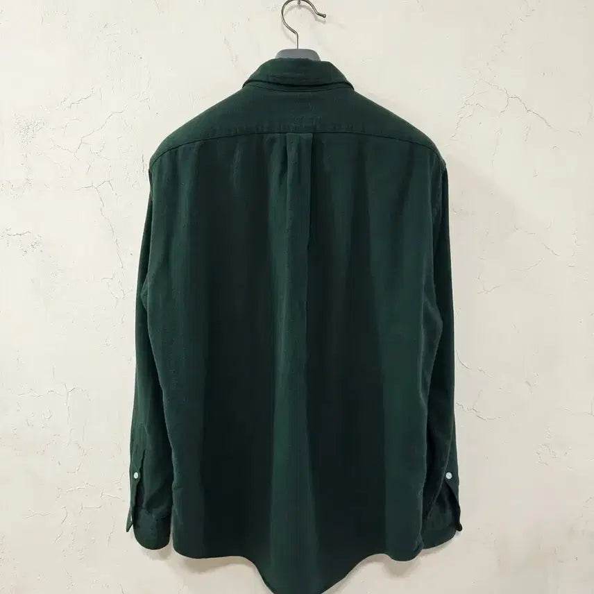 [BUNJANG] Polo Ralph Lauren Custom Fit Green Shirt - Size M / 폴로 랄프로렌 커스텀핏 그린 셔츠 M