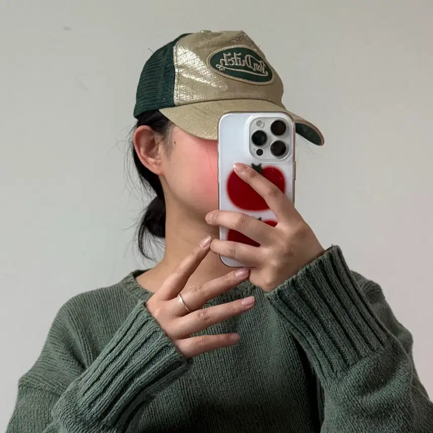 [BUNJANG] Bonpoint Green Mesh Ball Cap / 본더치 그린 메쉬 볼캡