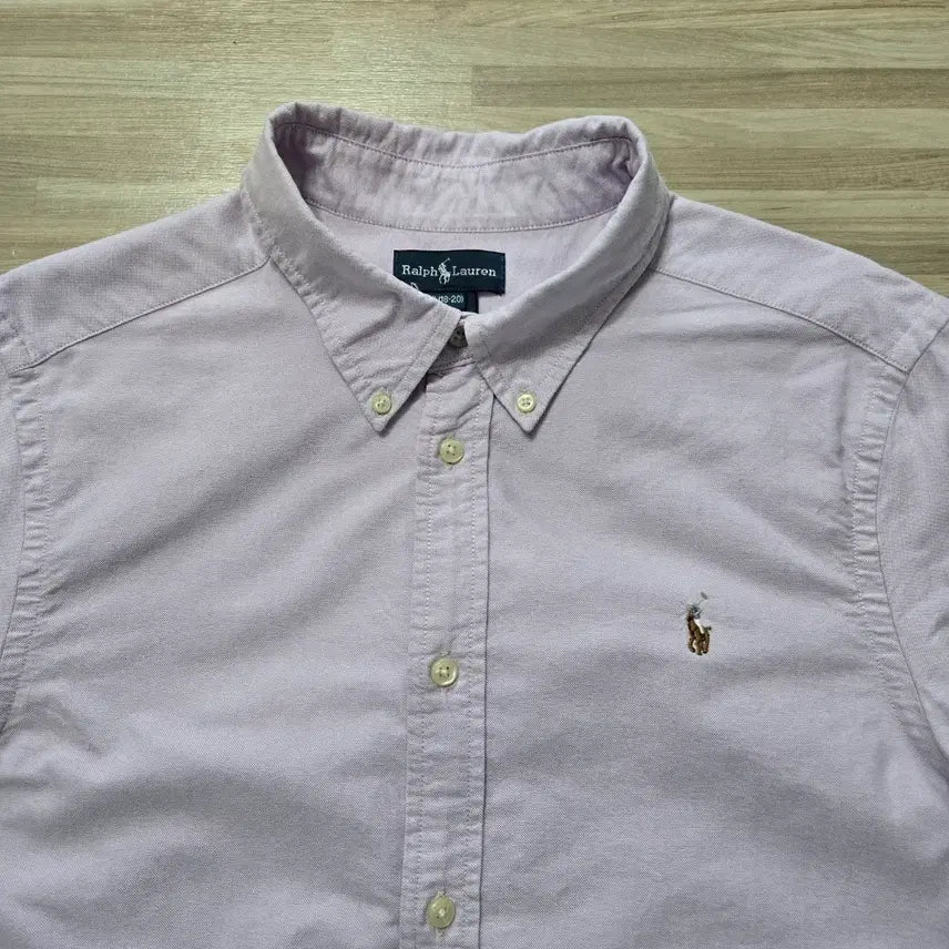 [BUNJANG] Polo Ralph Lauren Oxford Shirt Lavender Size 90 / 90) 랄프로렌 옥스포드 셔츠 라벤더