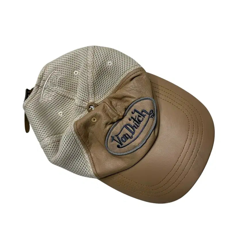 [BUNJANG] Bondechi Leather Mesh Ball Cap / 본더치 가죽 메쉬 볼캡