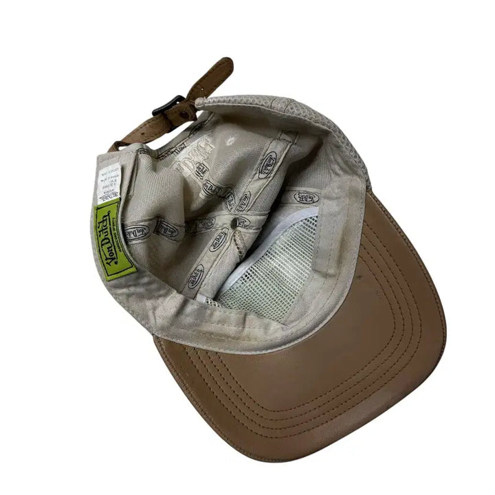 [BUNJANG] Bondechi Leather Mesh Ball Cap / 본더치 가죽 메쉬 볼캡