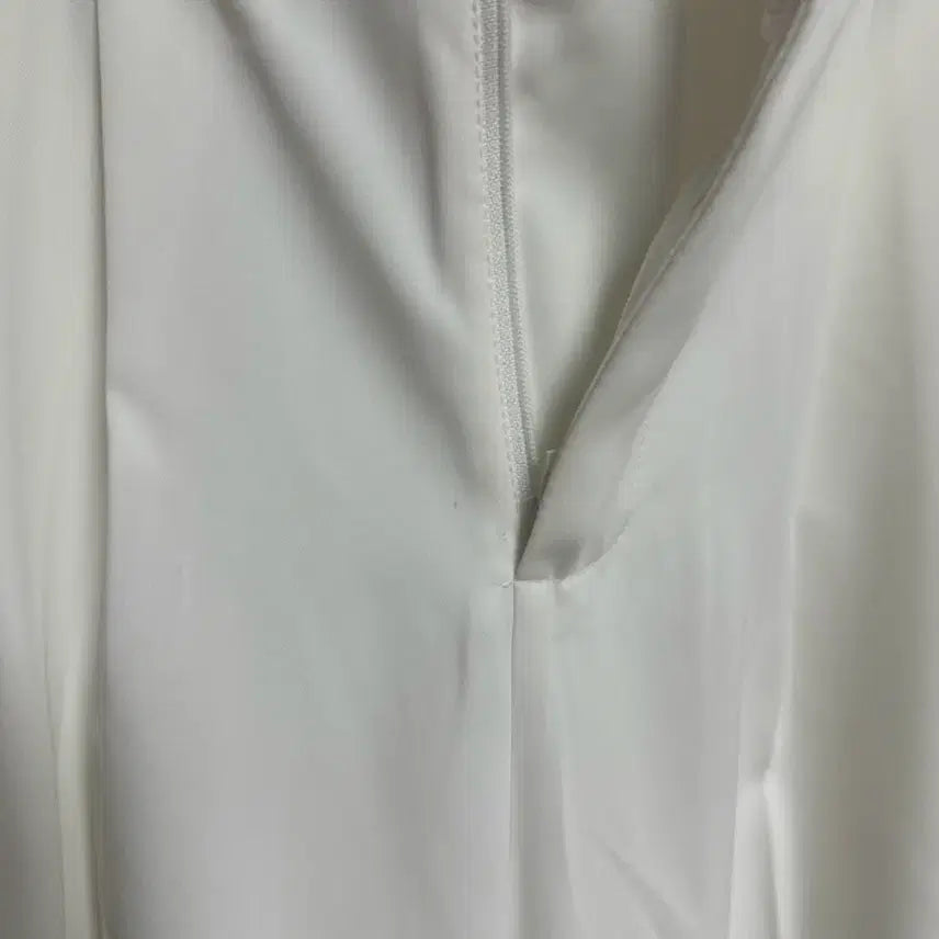 [BUNJANG] White Wide Slacks [Size S, New] / 화이트 와이드 슬랙스 [S,새상품]