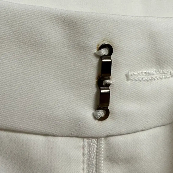 [BUNJANG] White Wide Slacks [Size S, New] / 화이트 와이드 슬랙스 [S,새상품]