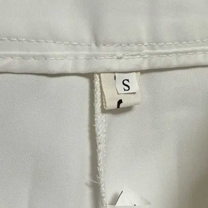 [BUNJANG] White Wide Slacks [Size S, New] / 화이트 와이드 슬랙스 [S,새상품]
