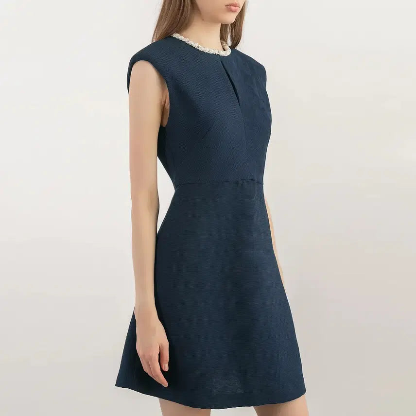 [SOLD OUT] 산드로(sandro) 진주넥 원피스 55