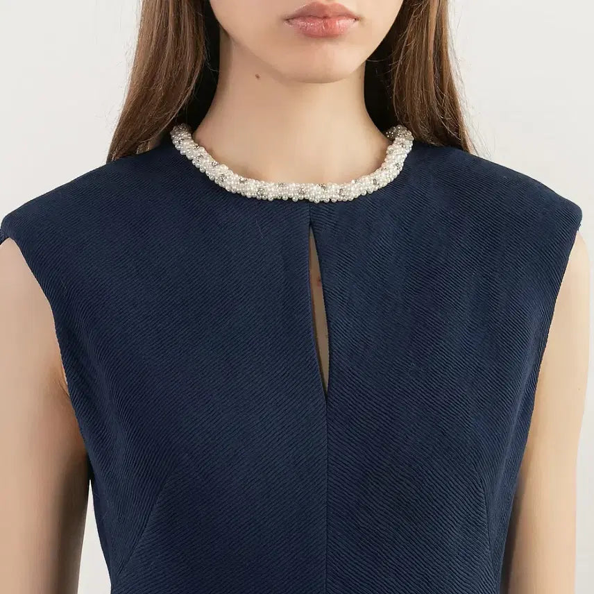 [SOLD OUT] 산드로(sandro) 진주넥 원피스 55