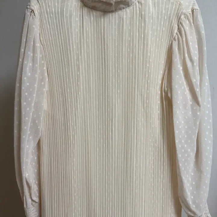 [BUNJANG] Ivory Dot Long Dress / 아이보리 도트 롱원피스 [66까지]