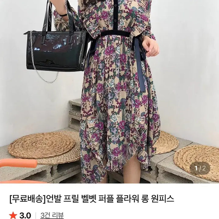 [BUNJANG] Floral Long Dress / 플라워 롱원피스 [66까지]