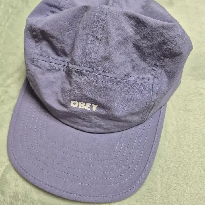 [SOLD OUT] OBEY 볼드 세이버 캠프캡 디지털 바이올렛 압구정 웍스아웃 구매