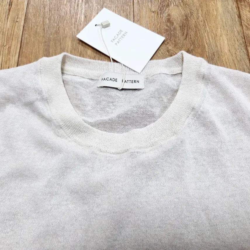 [BUNJANG] Facade Pattern Boy Fit Linen Knit Top / 파사드패턴(FACADE PATTERN) 보이핏 린넨니트 프리사이즈 새상품