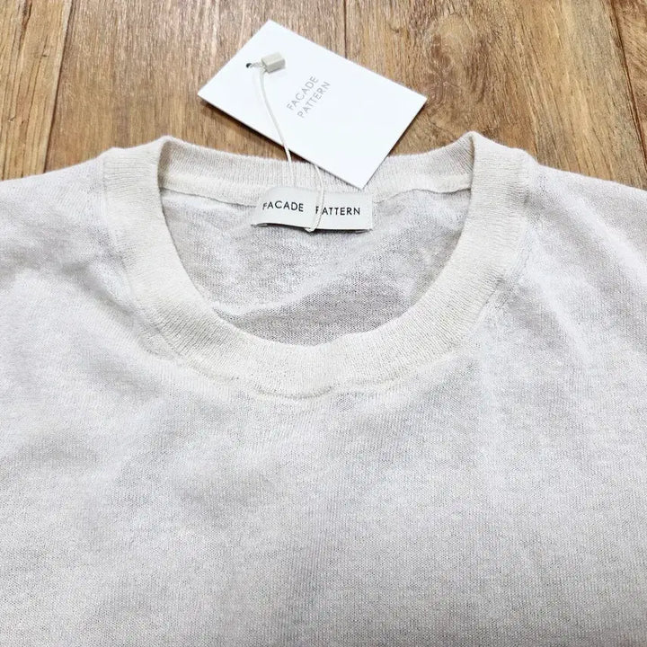 [BUNJANG] Facade Pattern Boy Fit Linen Knit Top / 파사드패턴(FACADE PATTERN) 보이핏 린넨니트 프리사이즈 새상품