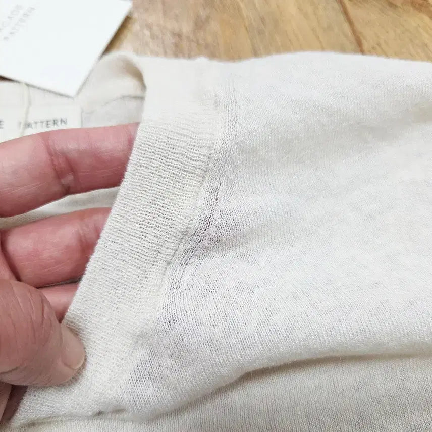 [BUNJANG] Facade Pattern Boy Fit Linen Knit Top / 파사드패턴(FACADE PATTERN) 보이핏 린넨니트 프리사이즈 새상품