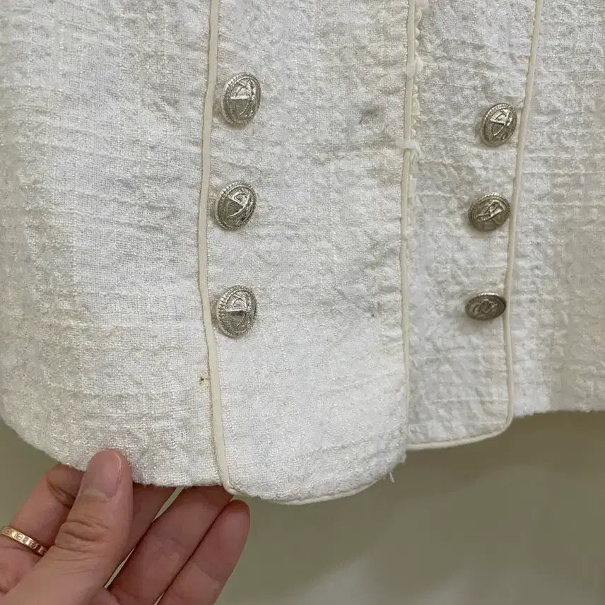 [BUNJANG] Hansung Mine Tweed Jacket / 한섬 마인 자켓