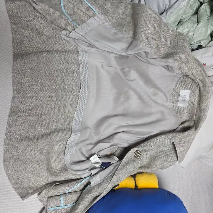 [BUNJANG] Time Linen Blend Herringbone Pattern Spring Outerwear Jacket / 타임 린넨섞인 재질의 봄 아우터 팝니다