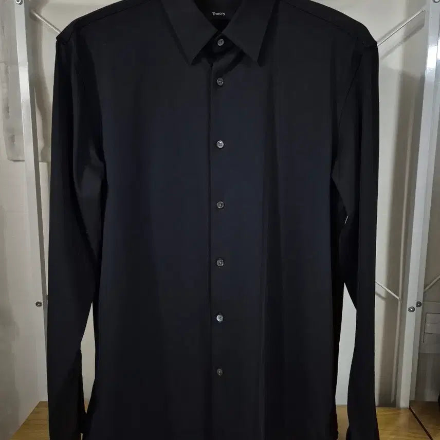 [BUNJANG] Theory Sylvane Structured Knit Shirt L Eclipse / 띠어리 실베인 스트럭쳐 니트 셔츠 L 이클립스