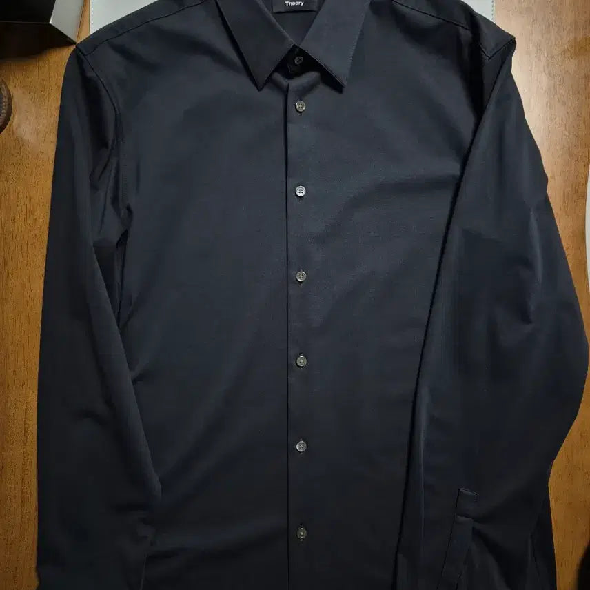 [BUNJANG] Theory Sylvane Structured Knit Shirt L Eclipse / 띠어리 실베인 스트럭쳐 니트 셔츠 L 이클립스