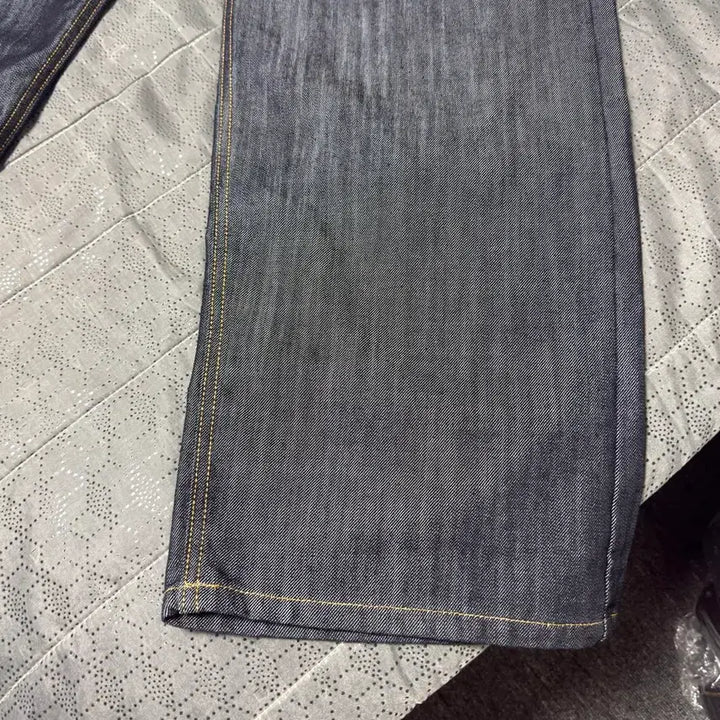 [BUNJANG] Pintuck Wide Denim Pants / (새상품)핀턱 와이드 데님 팬츠