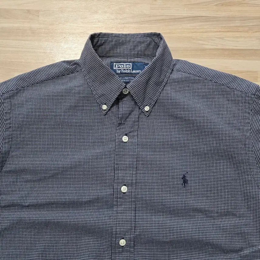 [BUNJANG] Polo Ralph Lauren Long Sleeve Gingham Check Shirt / 100) 폴로 랄프로렌 긴팔 깅엄체크 셔츠