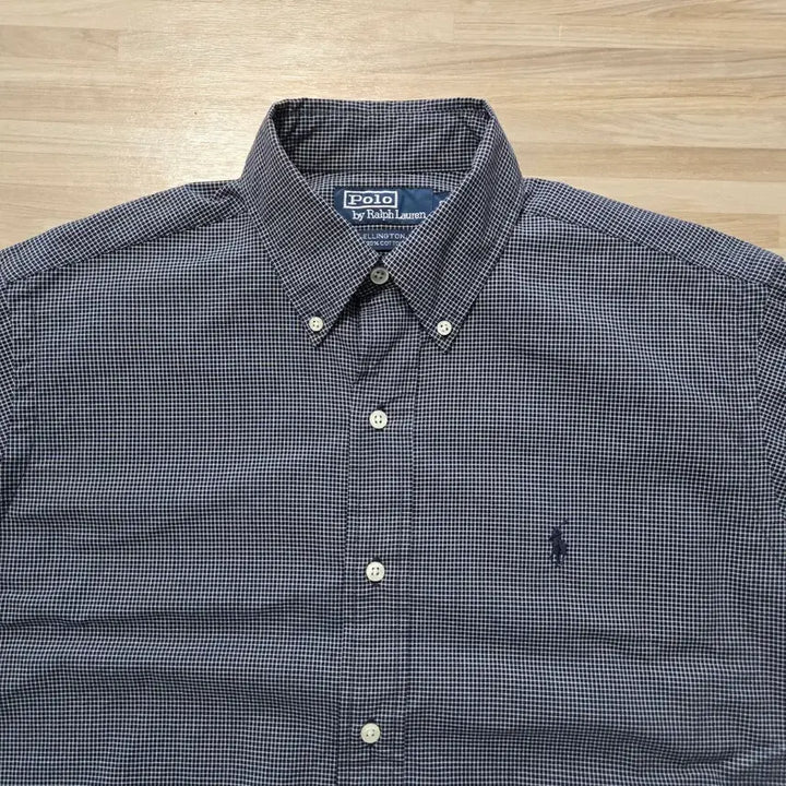 [BUNJANG] Polo Ralph Lauren Long Sleeve Gingham Check Shirt / 100) 폴로 랄프로렌 긴팔 깅엄체크 셔츠