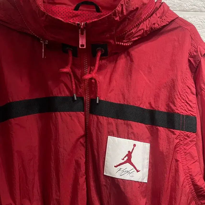[BUNJANG] Nike Jordan Crop Windbreaker Jacket Red S / 나이키 조던 크롭 바람막이자켓 레드 S 크롭자켓 숏자켓