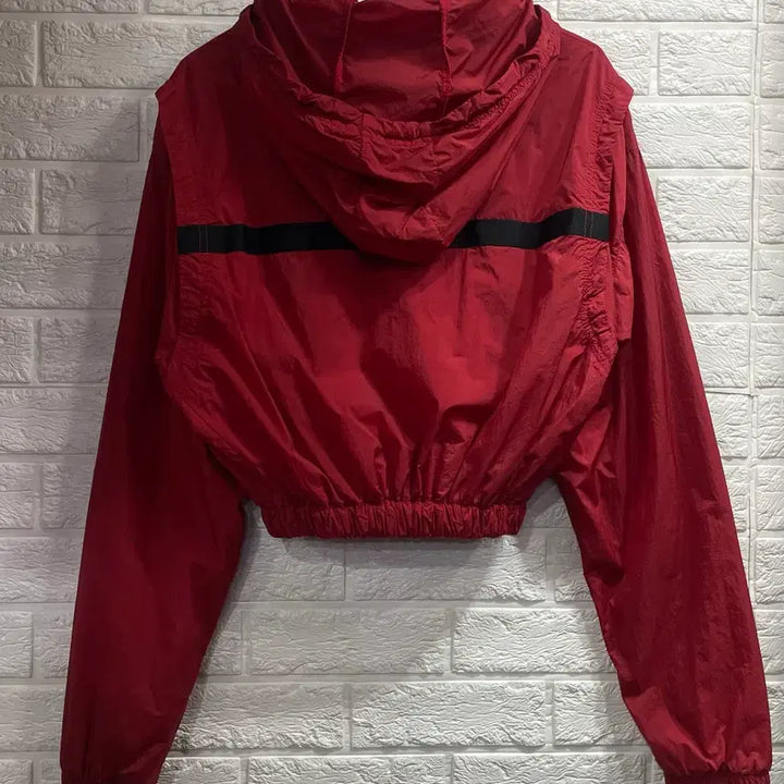 [BUNJANG] Nike Jordan Crop Windbreaker Jacket Red S / 나이키 조던 크롭 바람막이자켓 레드 S 크롭자켓 숏자켓