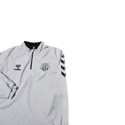[BUNJANG] Hummel 수원 FC Big Logo Warm-up Sweatshirt / 험멜 스트릿 빅로고 수원 FC 웜업 맨투맨
