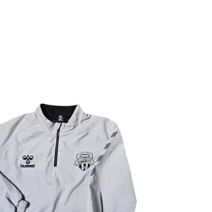[BUNJANG] Hummel 수원 FC Big Logo Warm-up Sweatshirt / 험멜 스트릿 빅로고 수원 FC 웜업 맨투맨