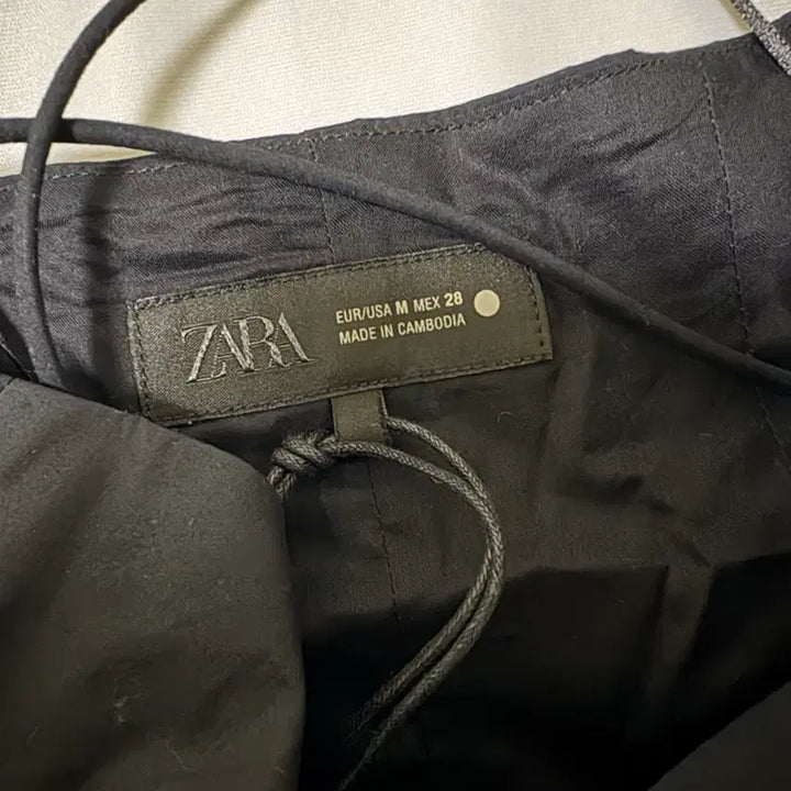 [BUNJANG] Zara Bustier Flare Mini Dress / 블랙 끈나시 플레어 미니 원피스 자라 뷔스티에