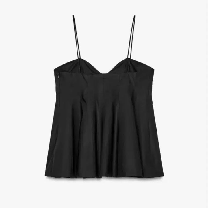 [BUNJANG] Zara Bustier Flare Mini Dress / 블랙 끈나시 플레어 미니 원피스 자라 뷔스티에