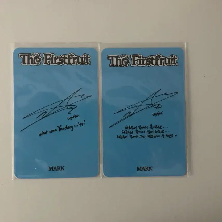 [SOLD OUT] 마크 MARK 1999 1집 앨범 포카 양도