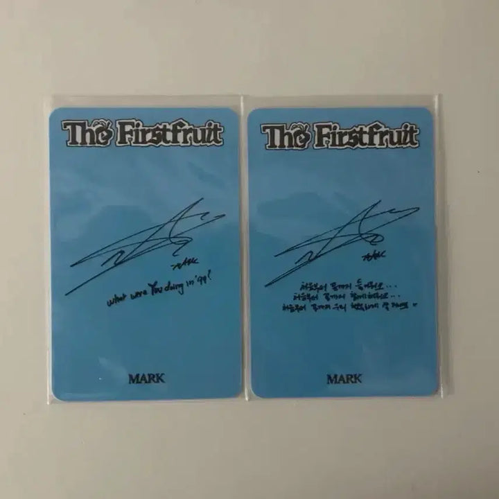 [SOLD OUT] 마크 MARK 1999 1집 앨범 포카 양도