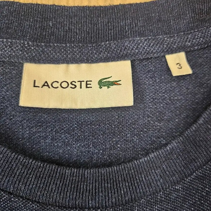 [BUNJANG] Lacoste JP Indigo Blue Short Sleeve Shirt / 라코스테 JP 인디고 블루 반팔
