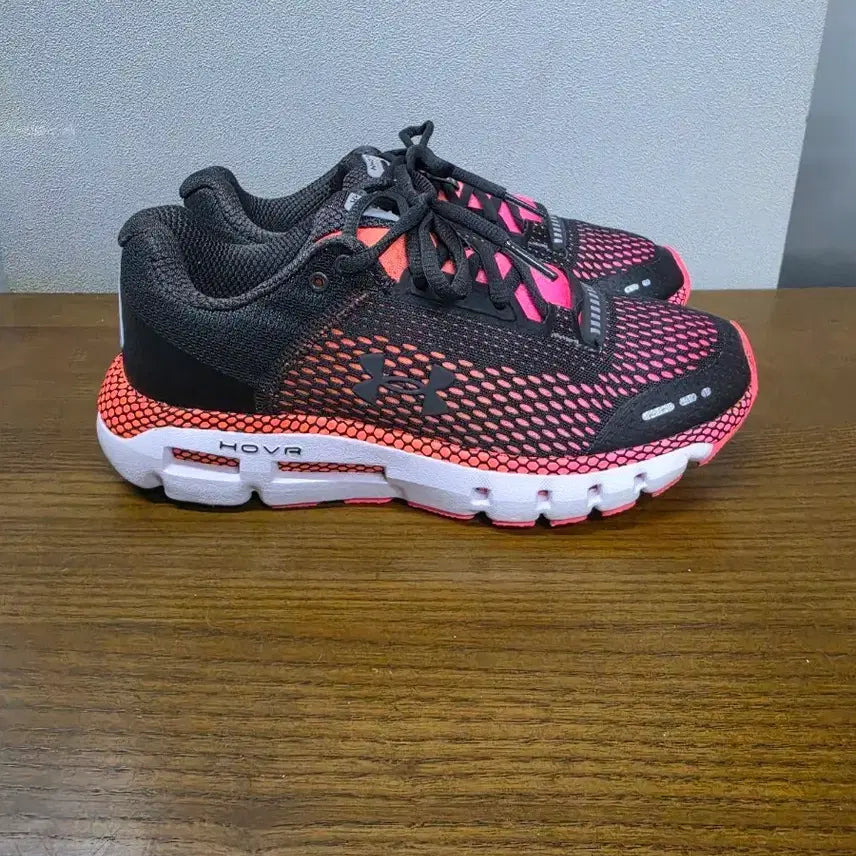 [BUNJANG] Under Armour HOVR Sonic 5 Black/Pink Sneakers / 언더아머 HOVR Sonic 5  블랙/핑크