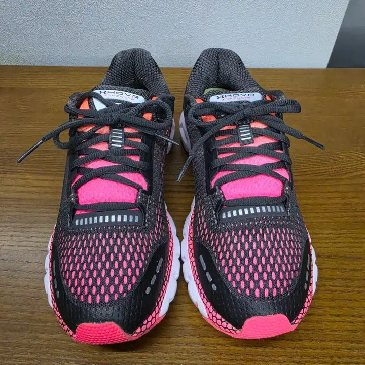 [BUNJANG] Under Armour HOVR Sonic 5 Black/Pink Sneakers / 언더아머 HOVR Sonic 5  블랙/핑크
