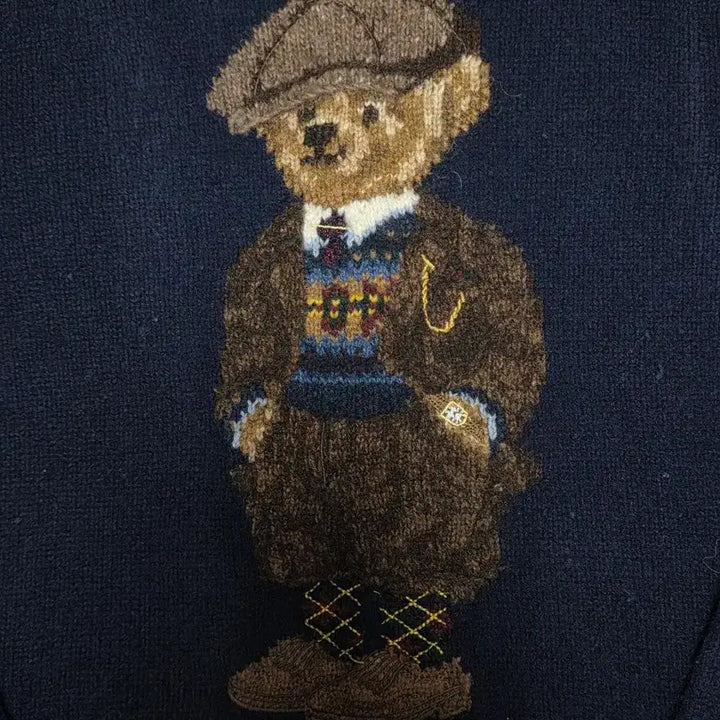 [BUNJANG] Polo Ralph Lauren Bear Knit Navy S / 폴로 베어니트 네이비 s 셜록홈즈 베어